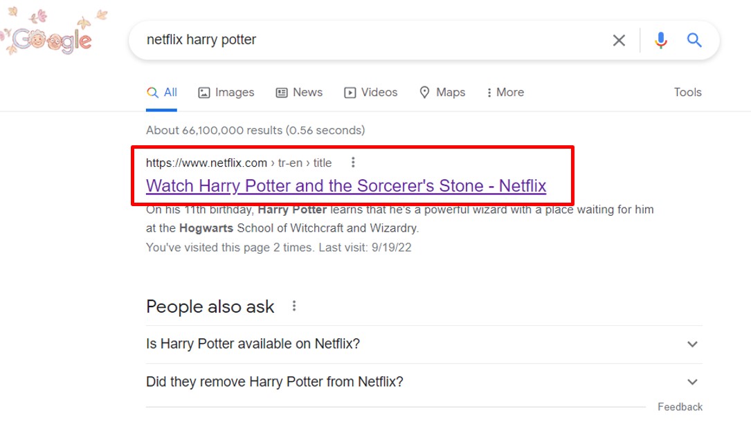 harry potter on netflix