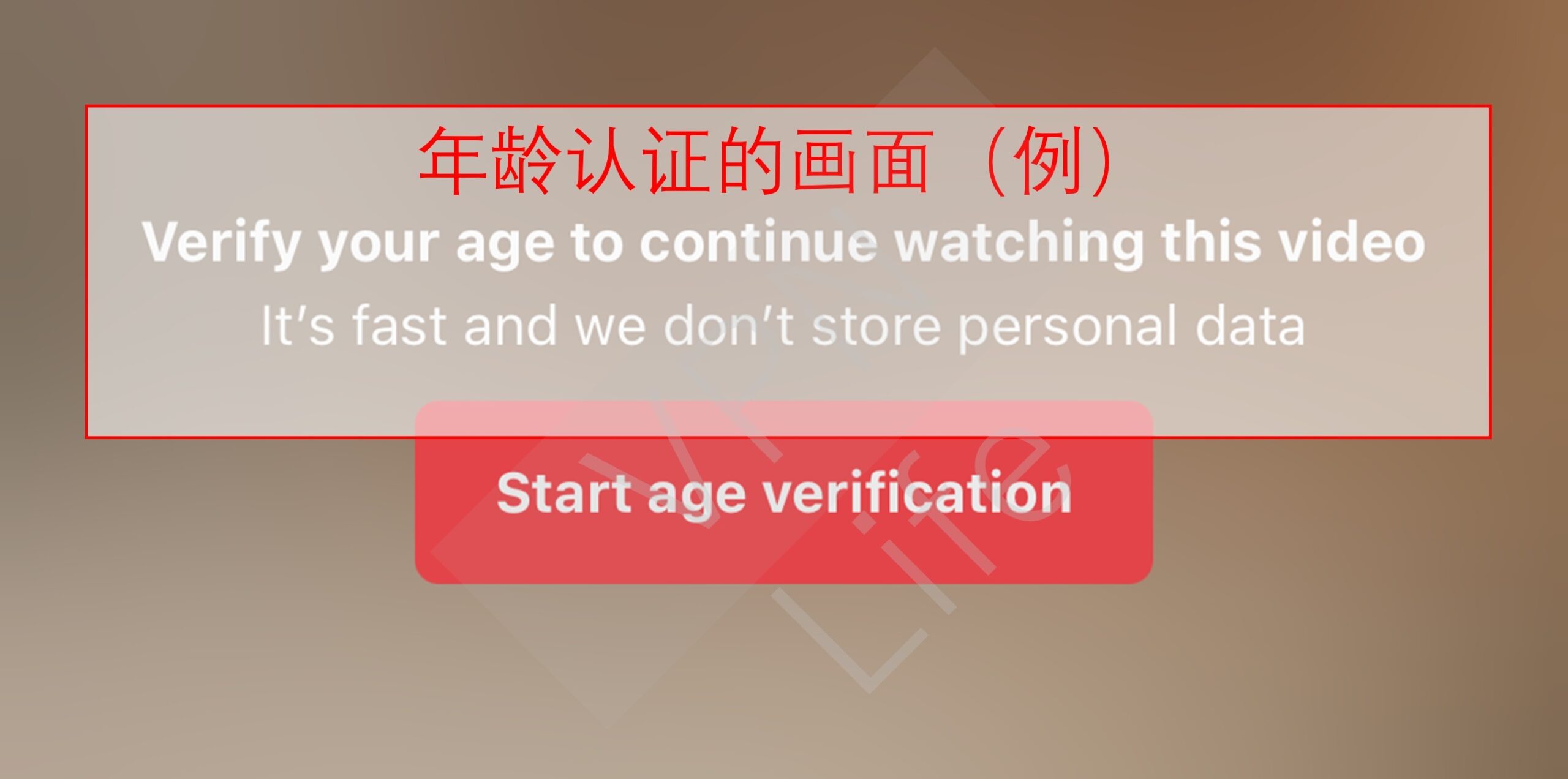 Age verification in UK