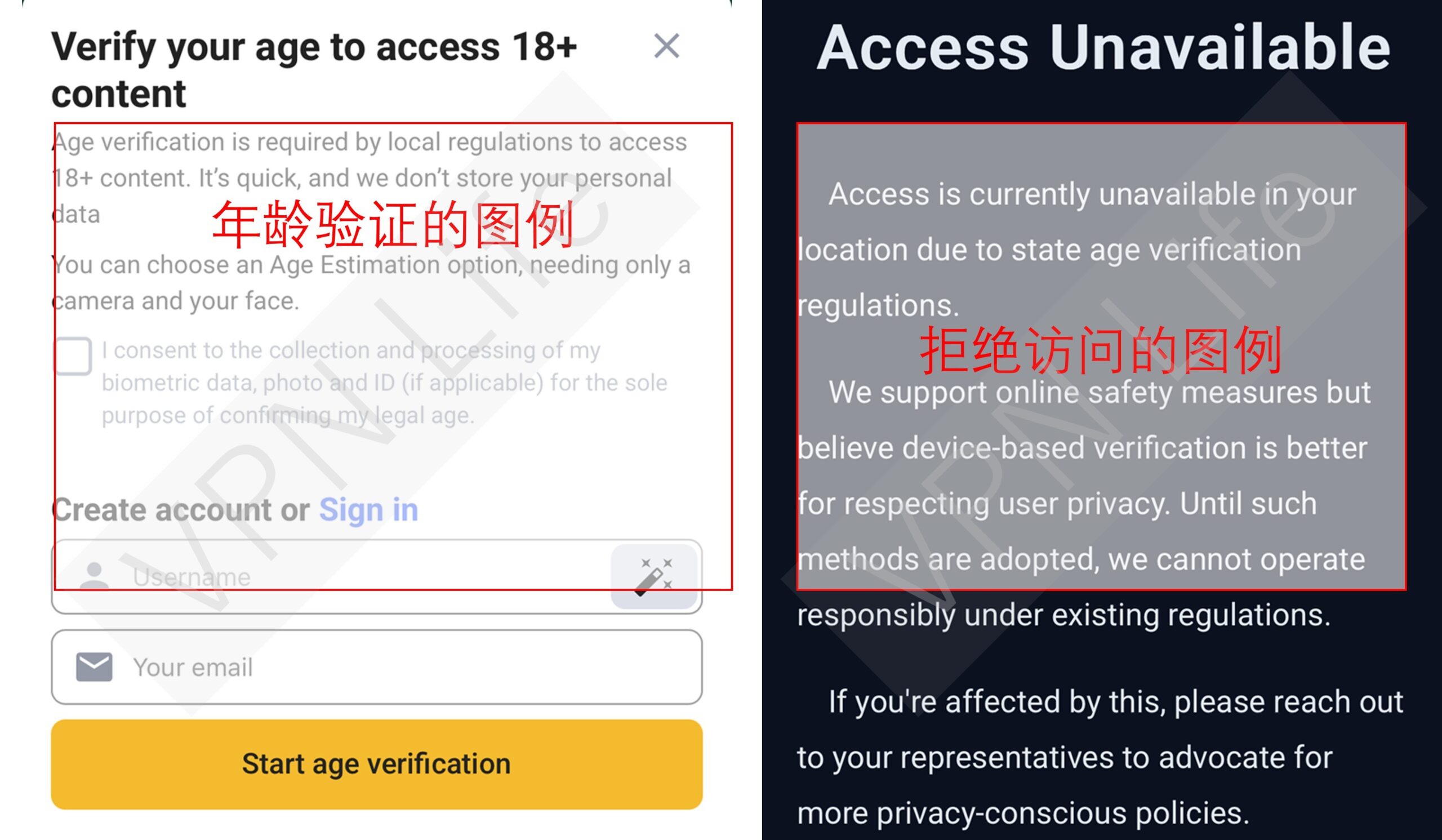 Age verification in UK