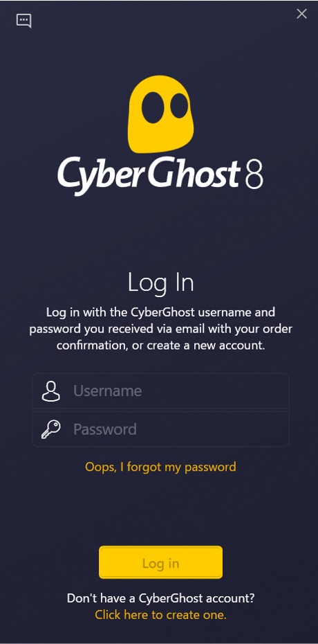 CyberGhostの使い方